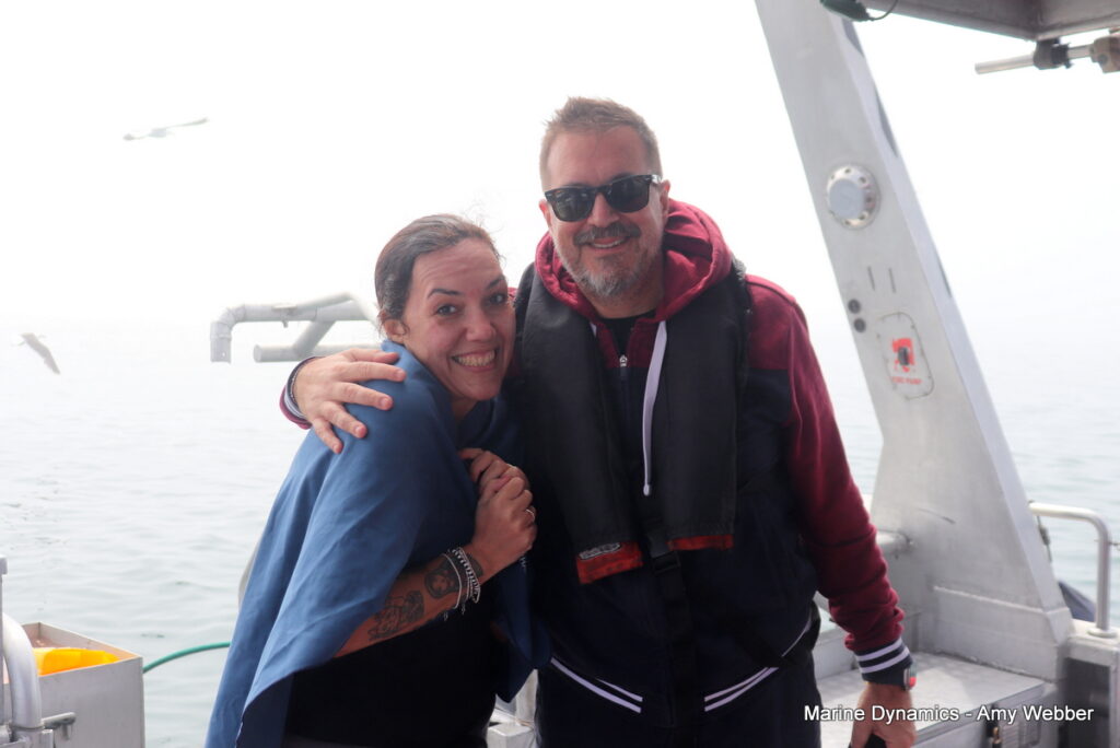 Shark cage diving, Gansbaai, South Africa
