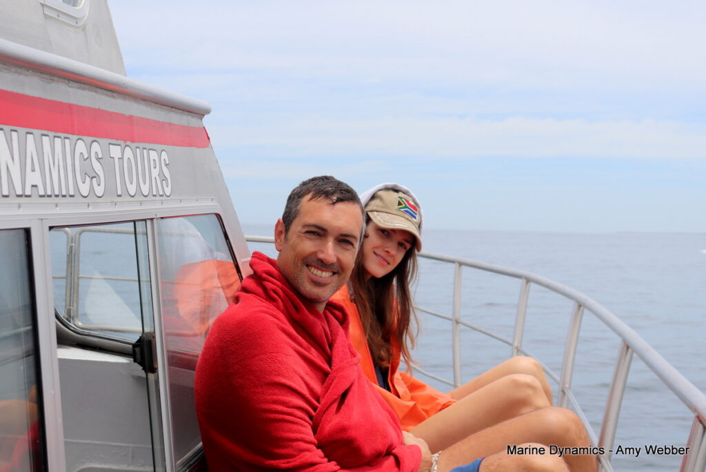 Shark cage diving, Gansbaai, South Africa