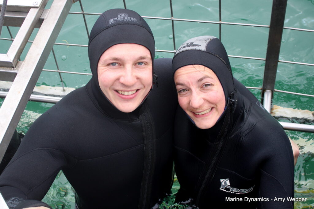 Gansbaai, South Africa, Shark cage diving