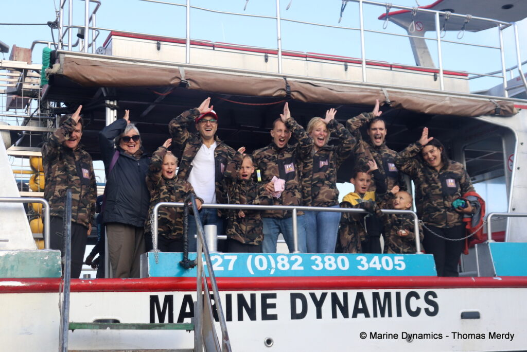 Shark cage diving, Gansbaai, South Africa